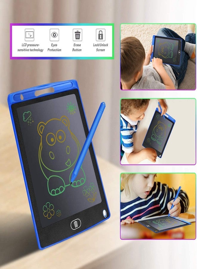 لوحة الكتابة الإلكترونية TVARA LCD، مقاس 8.5 بوصة، لوحة رسم ملونة للأطفال الصغار، قابلة للمسح وإعادة الاستخدام، أداة تعليمية للأطفال من عمر 3 إلى 6 سنوات، ألوان متنوعة - Image 5