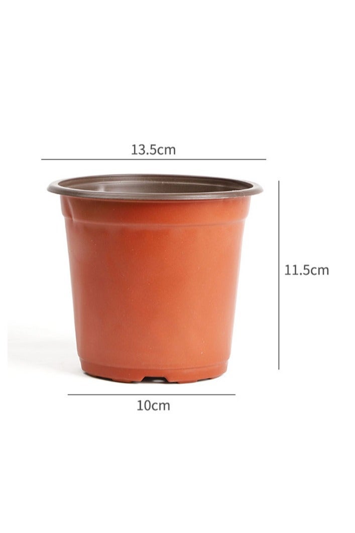 Bukela 50 Pack Diameter 13Cm Plastic Planter Nursery Pots with Seedlings Pots Starter Pots Plant Containers for Succulents, Seedlings, Cuttings - Image 2