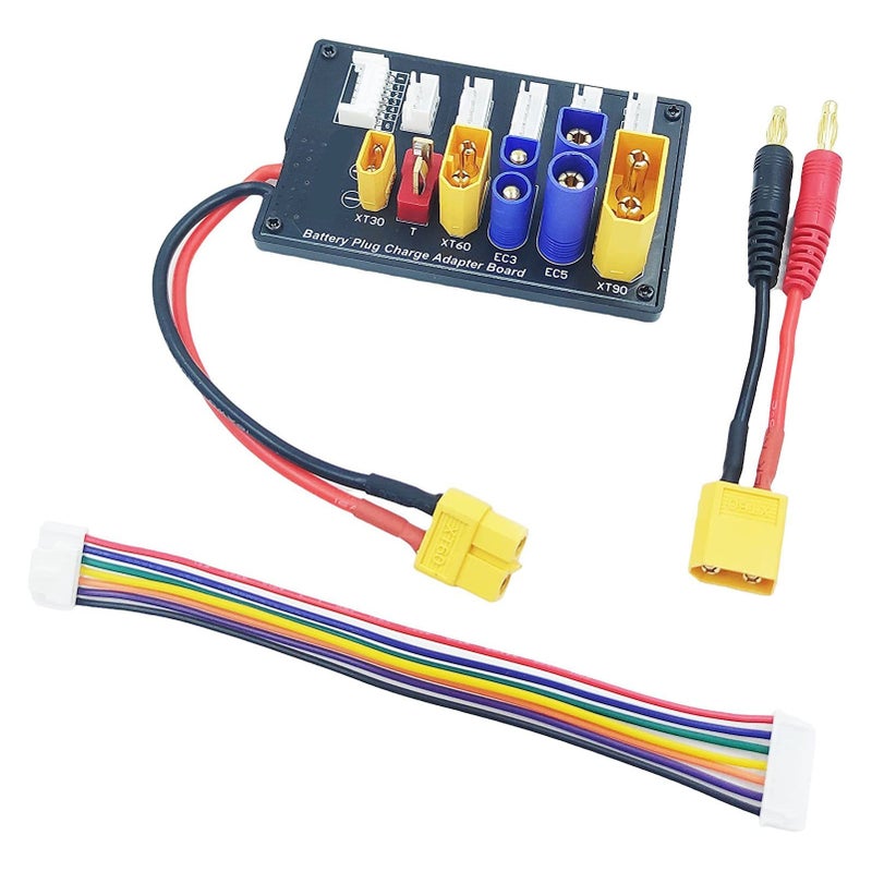 Parallel Charging Board XT90 XT30 EC3 EC5 T XT60 6S Battery Balance Charger Adapter Board - Image 5