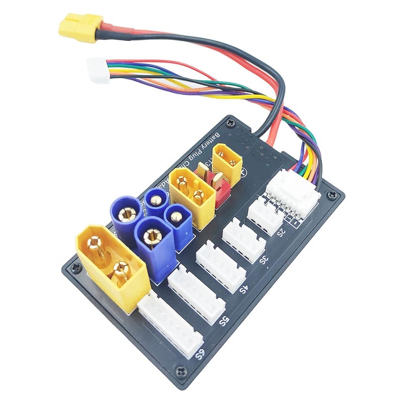 Parallel Charging Board XT90 XT30 EC3 EC5 T XT60 6S Battery Balance Charger Adapter Board - Image 4