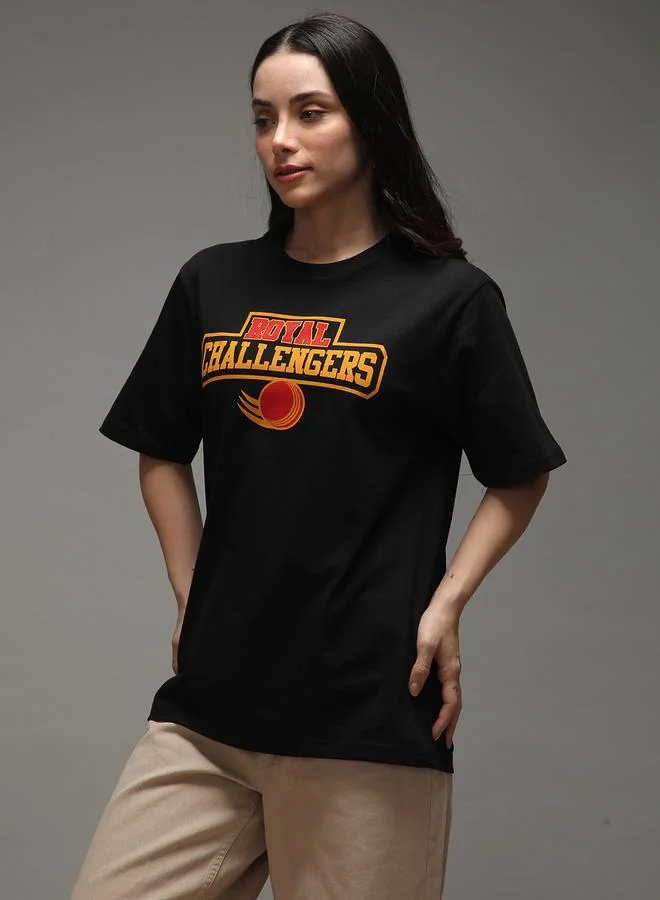 Dillinger Women Oversized Short Sleeve Printed T-Shirt