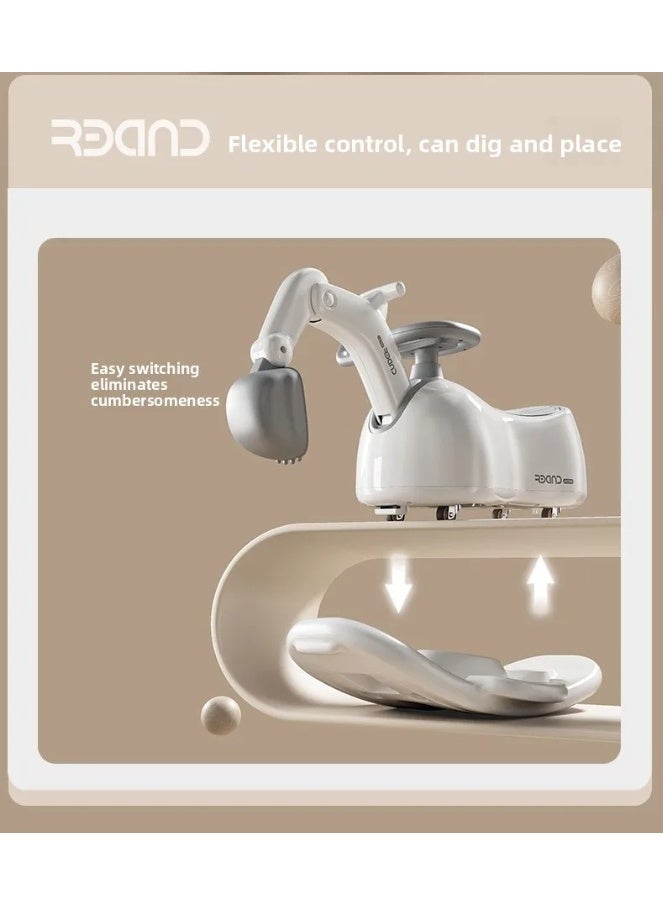 Multifunctional children's excavator peanut twist car scooter anti-tipping musical rocking horse for babies aged 1-6 - Image 2