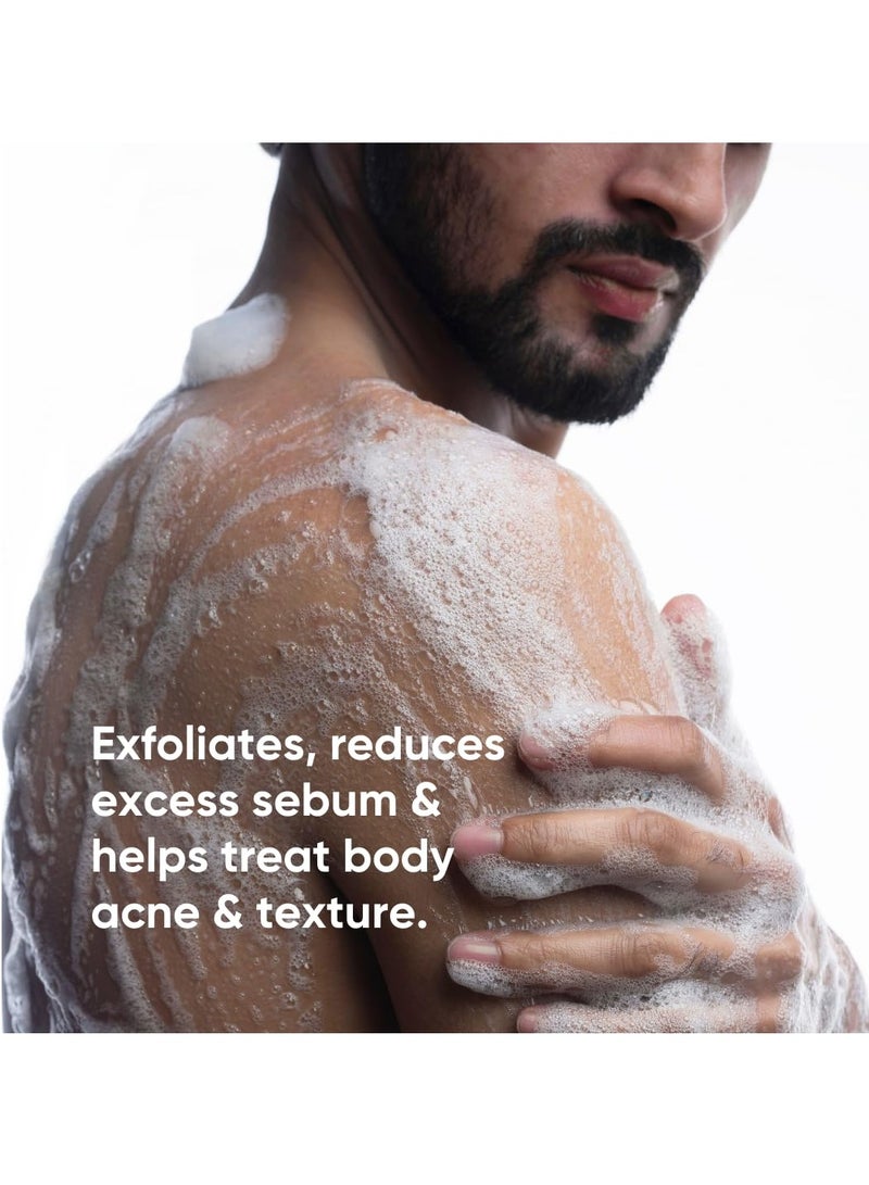 Minimalist 2% Salicylic Acid + LHA Body Wash | Gentle Exfoliating Bodywash for Body Acne, Un-even, Rough & Bumpy Skin | Sulphate (SLS), Dye, & Fragrance Free | Shower Gel for Women & Men | 200 ml - Image 3