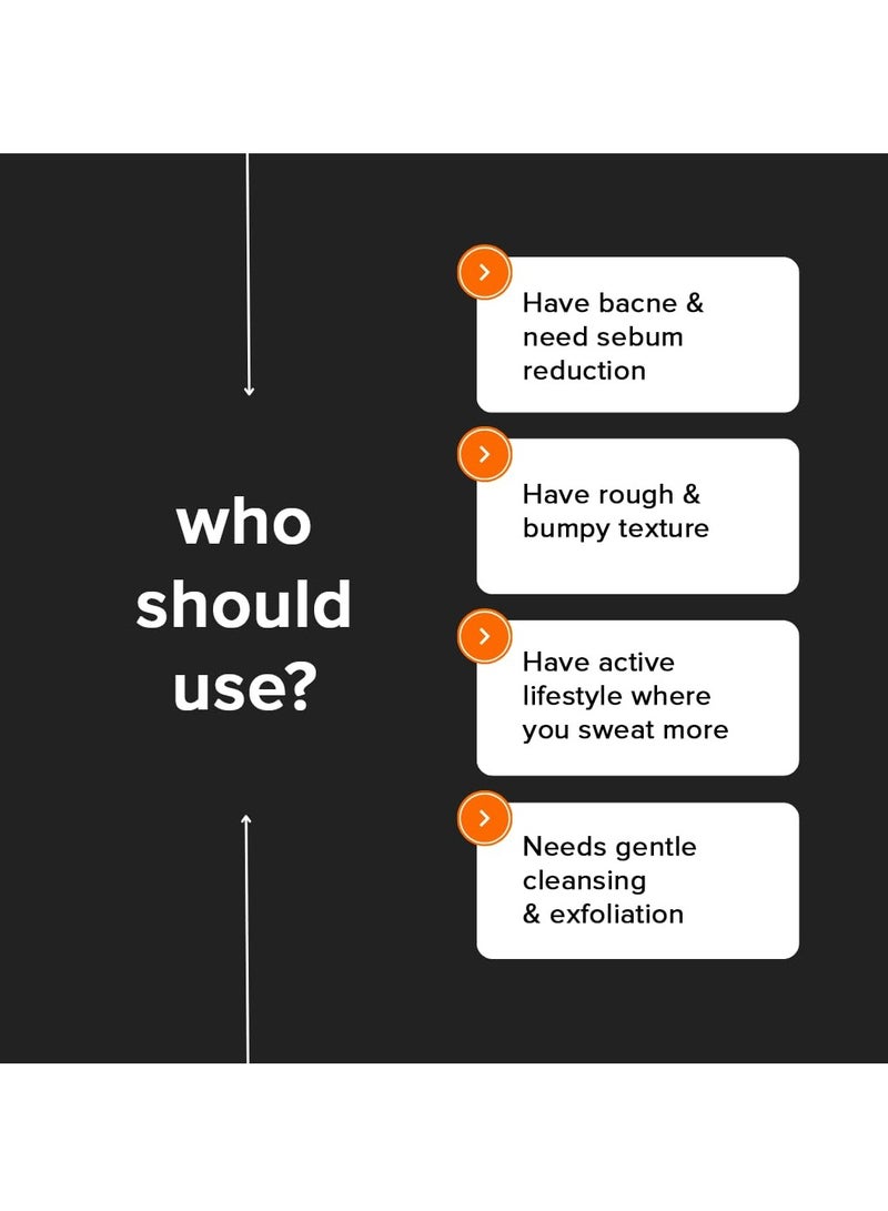 Minimalist 2% Salicylic Acid + LHA Body Wash | Gentle Exfoliating Bodywash for Body Acne, Un-even, Rough & Bumpy Skin | Sulphate (SLS), Dye, & Fragrance Free | Shower Gel for Women & Men | 200 ml - Image 5