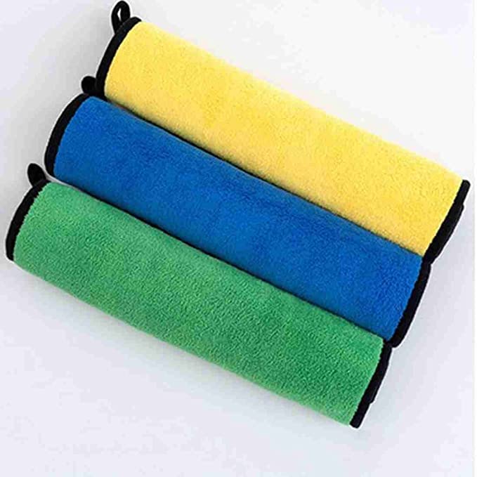 XML Microfiber Cleaning Cloths/Towels/Napkin 40x40cms 400 GSM (Pack of 2) Absorbent Kitchen Wipes Multi-Purpose Use for Home, Kitchen, Bathroom, Window, Car, Bike Cleaning Accessories Items - Image 3