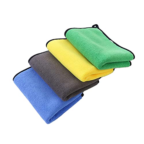 XML Microfiber Cleaning Cloths/Towels/Napkin 40x40cms 400 GSM (Pack of 2) Absorbent Kitchen Wipes Multi-Purpose Use for Home, Kitchen, Bathroom, Window, Car, Bike Cleaning Accessories Items - Image 4