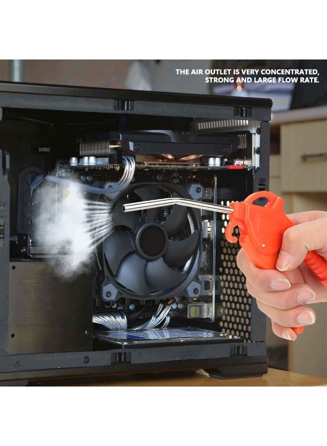 APT Air Blow Gun with Fixed Nozzle, Air Compressor Accessories Dust Removal Cleaning Tool - Image 3