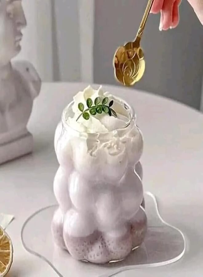 Spaceshoop Heat Resistant Grape Shape Korean Coffee Cup Tea Dessert Glass Cup Water Mugs Drinking Mugs 350ml