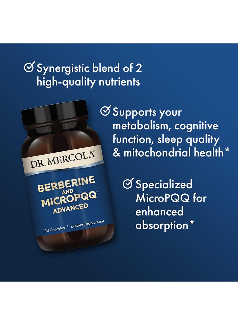 Dr. Mercola Berberine and MircoPQQ Brain and Immune Support 30 Capsules 30Servings  - Image 5