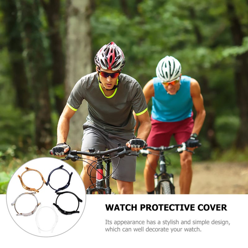 5Pcs Soft TPU Watch Cover Edge Protector With Scratch Resistance In Elegant Colors - Image 3