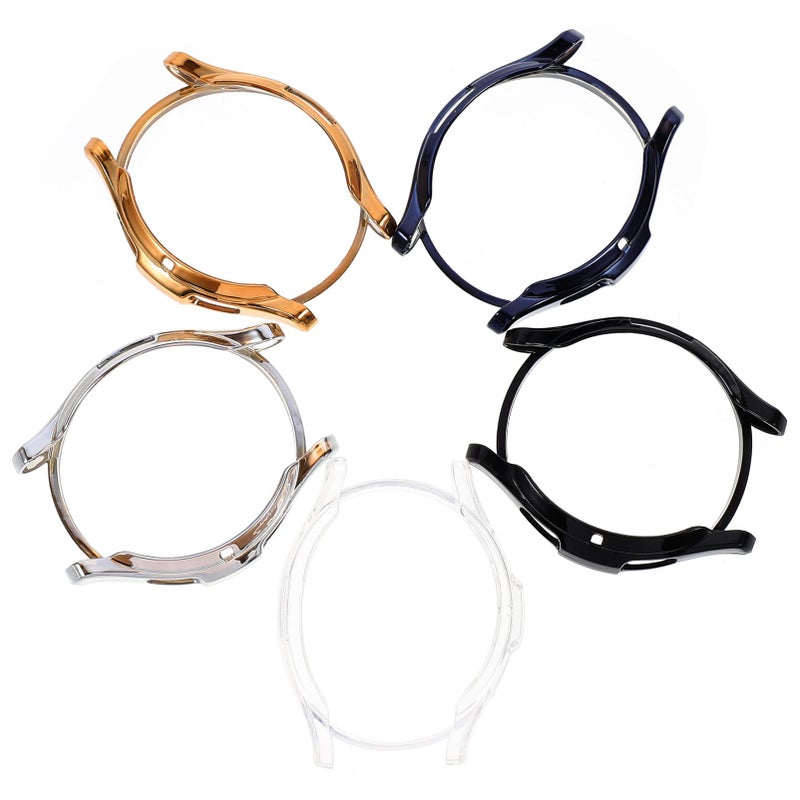 5Pcs Soft TPU Watch Cover Edge Protector With Scratch Resistance In Elegant Colors - Image 2