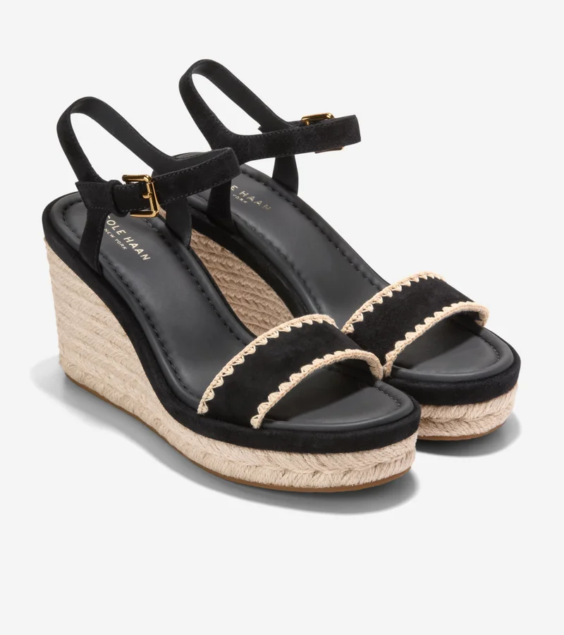 Cole Haan  Women's Cloudfeel Asbury Espadrille Wedge Sandals for Women | Best Price UAE