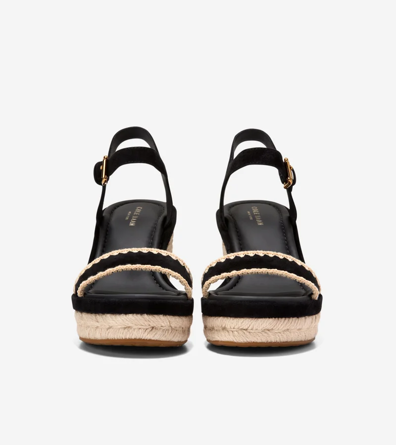 Cole Haan  Women's Cloudfeel Asbury Espadrille Wedge Sandals for Women | Best Price UAE