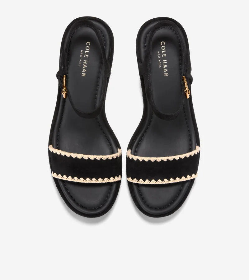 Cole Haan  Women's Cloudfeel Asbury Espadrille Wedge Sandals for Women | Best Price UAE