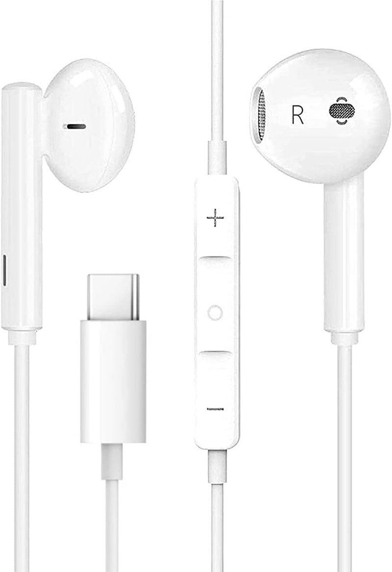 USB C Headphones Type C Earphones for Samsung Galaxy S21 Ultra 5G Magnetic HiFi Stereo Digital DAC Earphone with Mic Wired Headphone for Android Smartphone Galaxy S20 FE Note 20 Pi