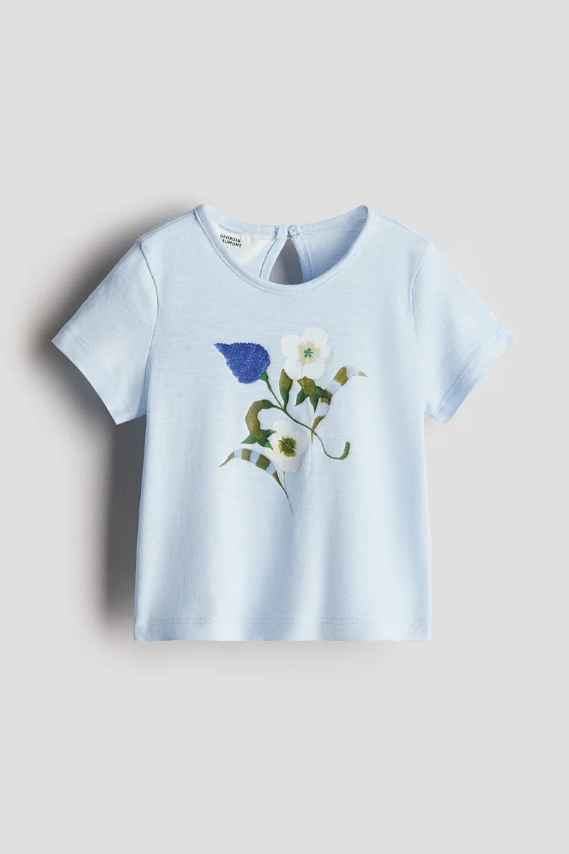 H&M Print-motif cotton top