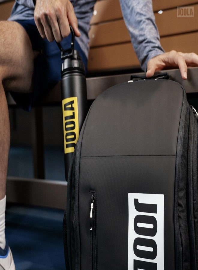 JOOLA Water Bottle - 22 oz - Double-Wall Insulated, Leak-Proof. Keeps Drinks Cold or Hot. Carabiner Loop Handle to Clip and Take on The Go - Click lid That Locks and unlocks with Ease - Image 4