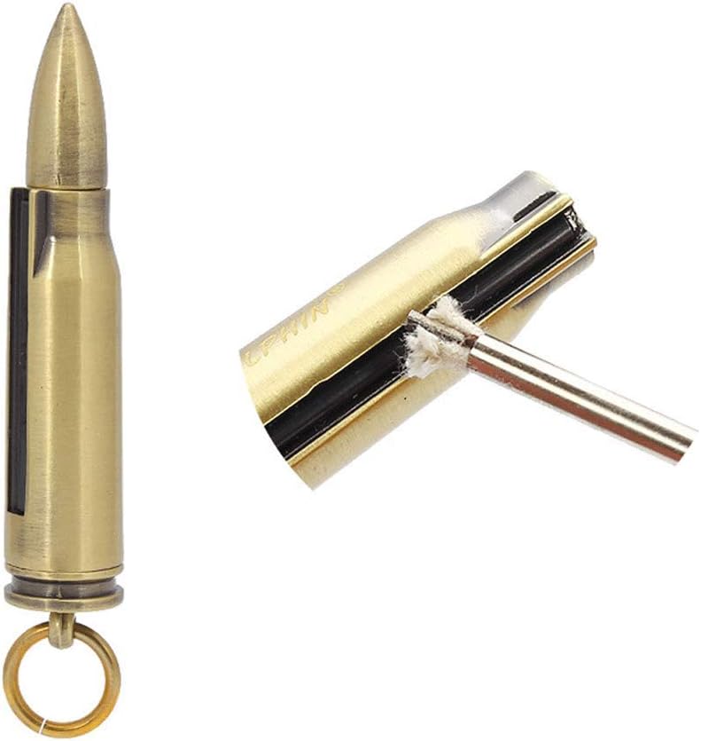 BIASTNR Permanent Match Metal Matchstick Flint Fire Starter - Keychain Lighter for Camping and Hiking - Image 3