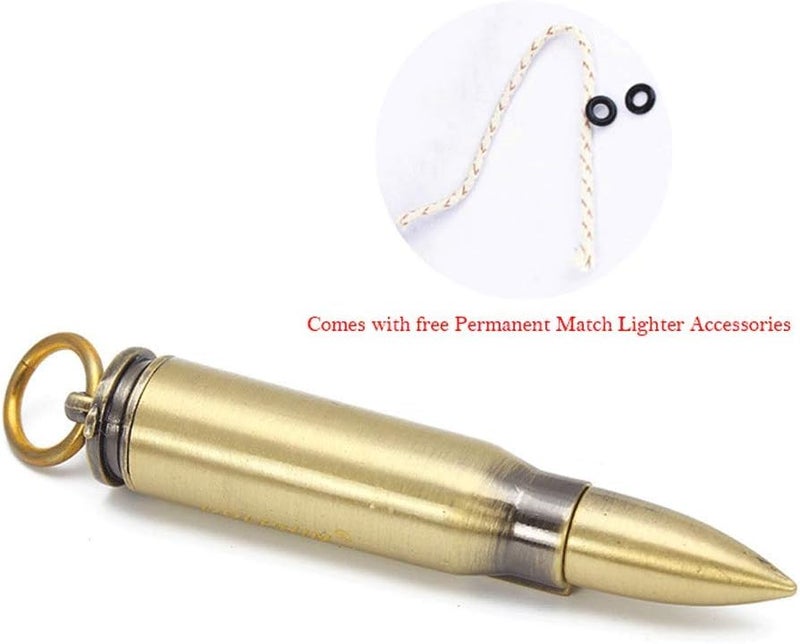 BIASTNR Permanent Match Metal Matchstick Flint Fire Starter - Keychain Lighter for Camping and Hiking - Image 5