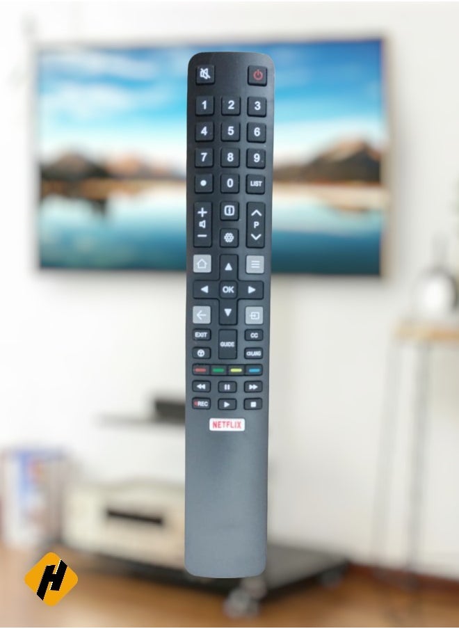 Generic TCL RC802N Replacement Remote Control for TCL Smart LCD LED 4K TVs 32ES560 40ES560 U50P6146 U55C7006 U65X9026 U70C7026  - Image 1