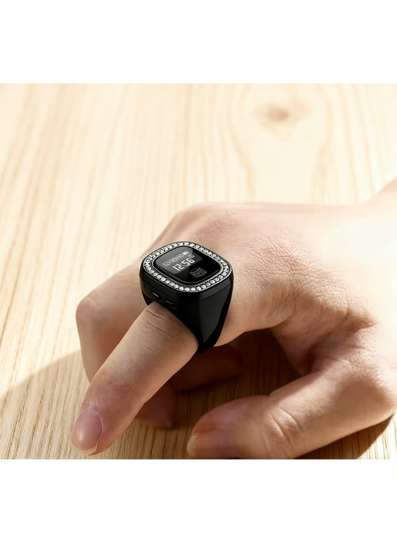 X-level OLED Screen Display Counting Ring, Ring, Tasbih, Multi-Channel Counting, Vibration Reminder, Suitable for Prayer Counting, Sports Counting, Handmade Crafts, Knitting Counting, And Various Counting Scenarios - Image 4