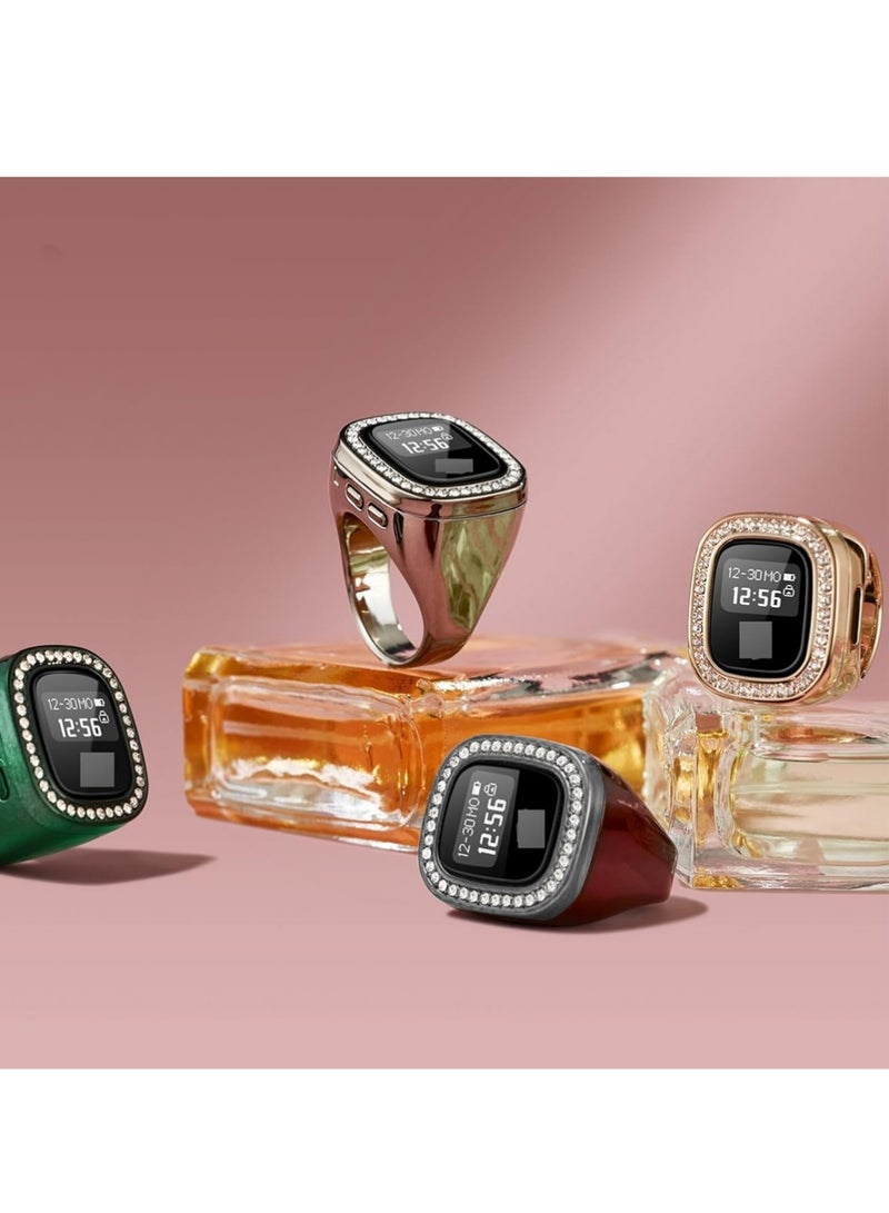 X-level OLED Screen Display Counting Ring, Ring, Tasbih, Multi-Channel Counting, Vibration Reminder, Suitable for Prayer Counting, Sports Counting, Handmade Crafts, Knitting Counting, And Various Counting Scenarios - Image 5