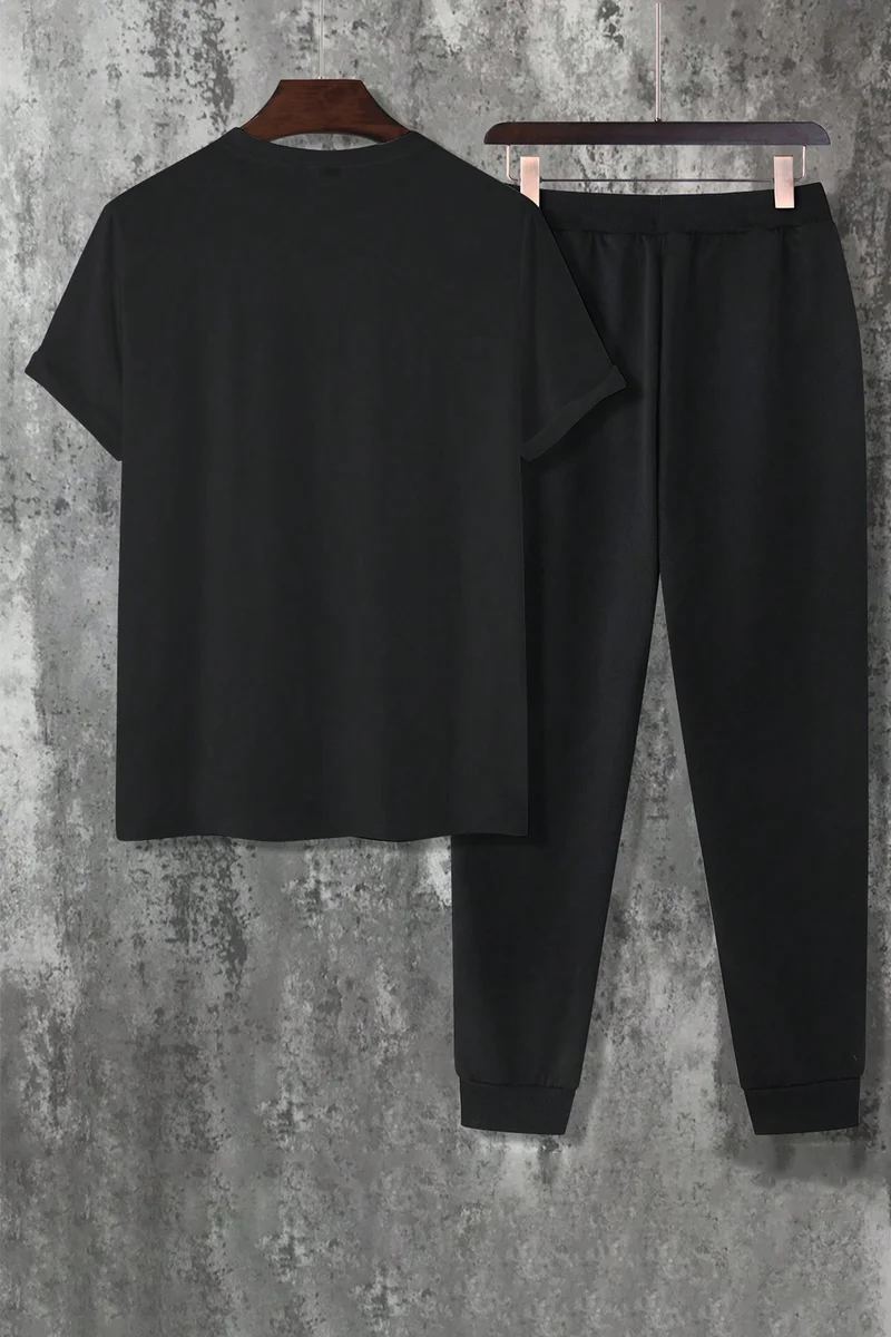 ONLYTRENDWEAR Unisex California 2-Piece Tracksuit Set S.m. Black
