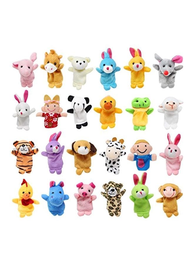 NIBEMINENT 24-Piece Farm Animal Finger Puppets Toy Set - Image 2
