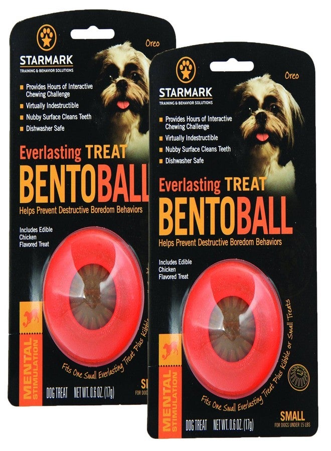 StarMark 2 Pack of Everlasting Treat Bento Balls, Small, Puzzle Toys for Dogs Under 15 Pounds - Image 1