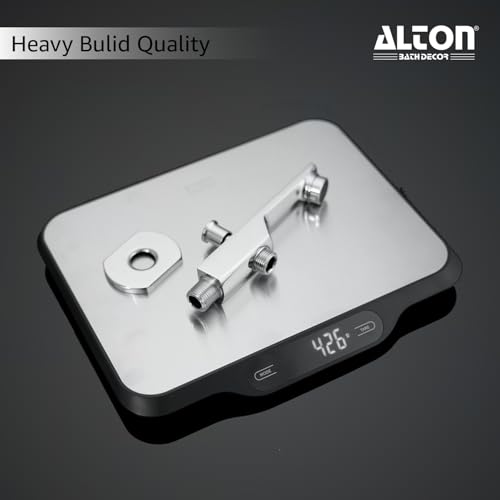 ALTON QDRL5910, Bath Tub Spout With Button Attachment For Hand Shower, Silver - Image 5