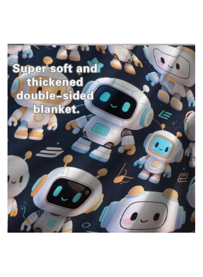 general Children's or student cartoon flannel thin blanket (warm and comfortable, suitable for sleep, games) 100cm*150cm - Image 5