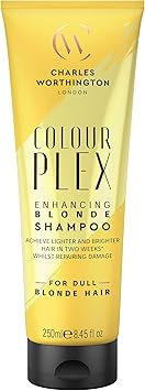 Charles Worthington ColourPlex Protecting Blonde Shampoo Tone and Restore Colour Shampoo for Blonde Hair Salon Shampoo for Blondes 250 ml - Image 1