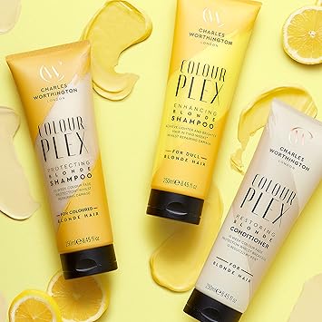 Charles Worthington ColourPlex Protecting Blonde Shampoo Tone and Restore Colour Shampoo for Blonde Hair Salon Shampoo for Blondes 250 ml - Image 5