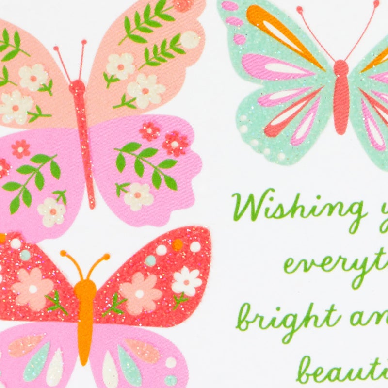 Hallmark Pack of Easter Cards, Butterflies (6 Cards with Envelopes) - Image 4