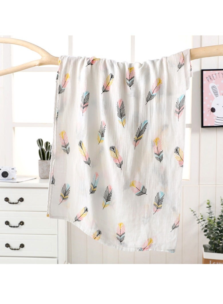Pattern Print Hooded Swaddle - Image 5