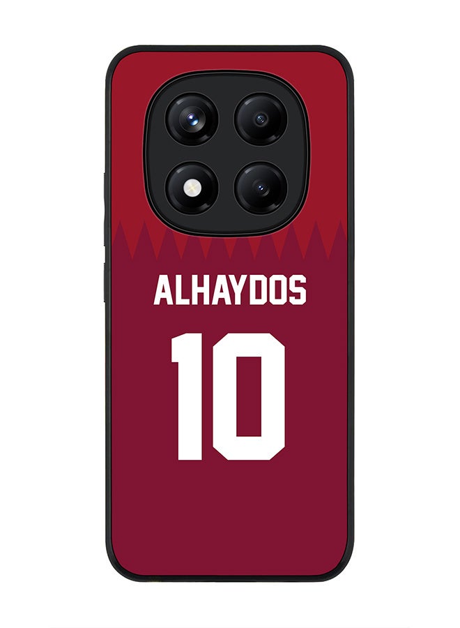 Stylizedd For Xiaomi Redmi Note 14 Pro 4G 4G Case,Slim fit Camera Protection, Shockproof Thin Phone cover  - Football - Qatar,  Alhaydos - Image 1