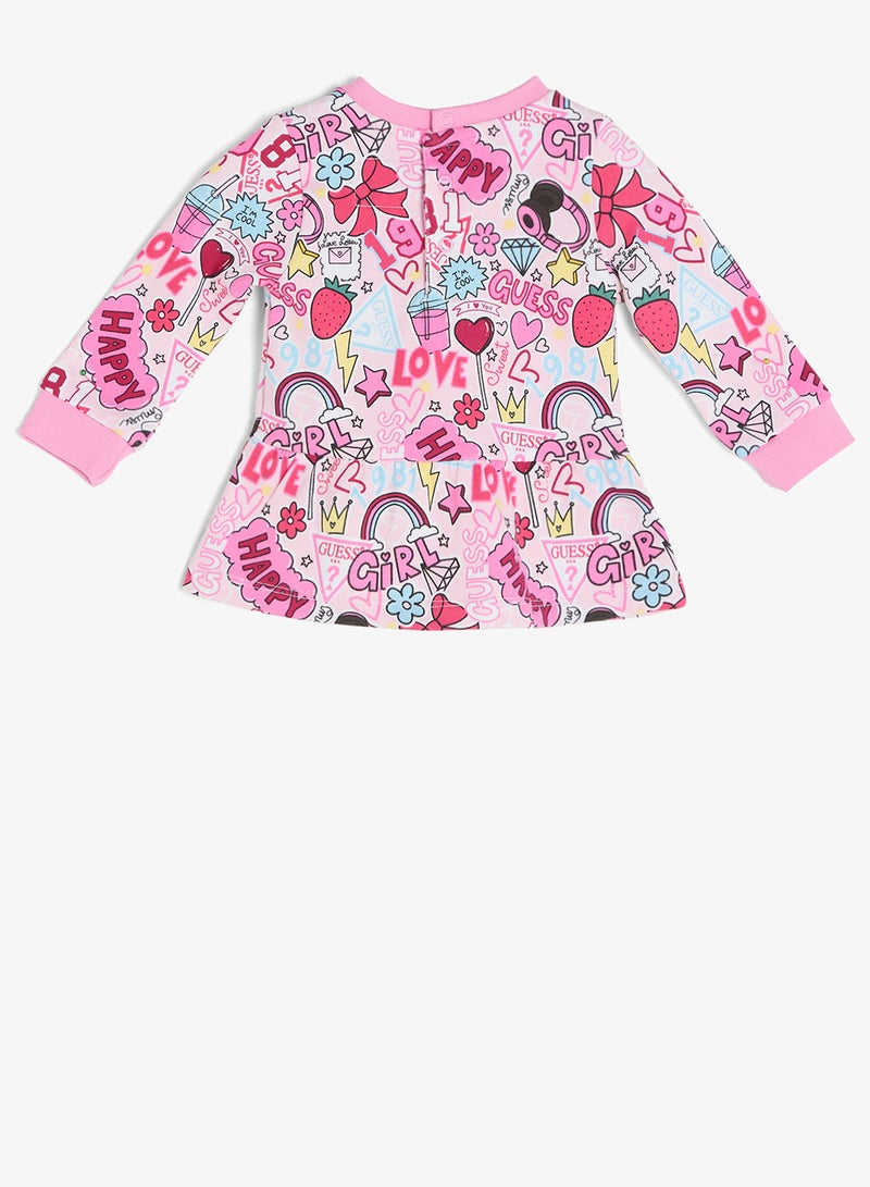 GUESS Kids Set Long Sleeve Active Top+Leggings - Image 3
