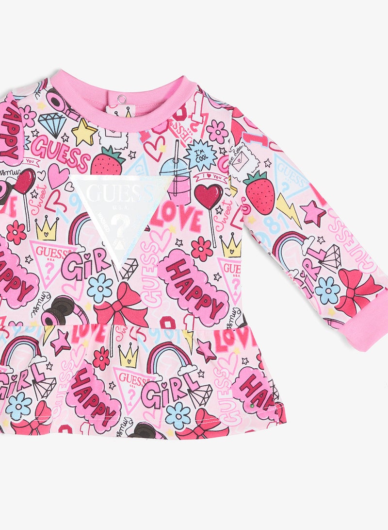 GUESS Kids Set Long Sleeve Active Top+Leggings - Image 4