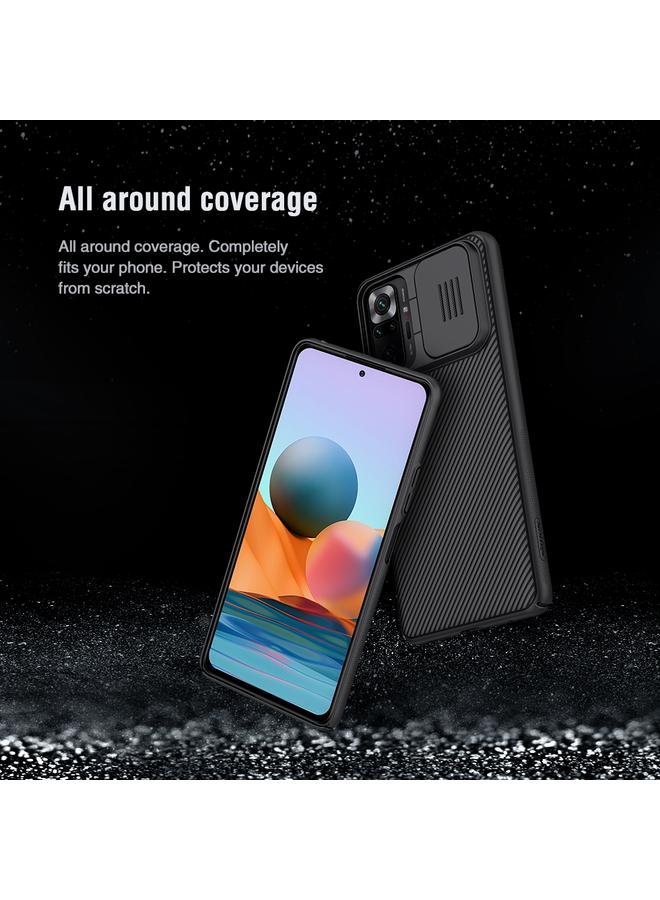 Nillkin Case For Xiaomi Redmi Note 10 Pro / 10 Pro Max Black Mirror Series PC Camshield Full Coverage Dust-proof Scratch Resistant Case - Image 5