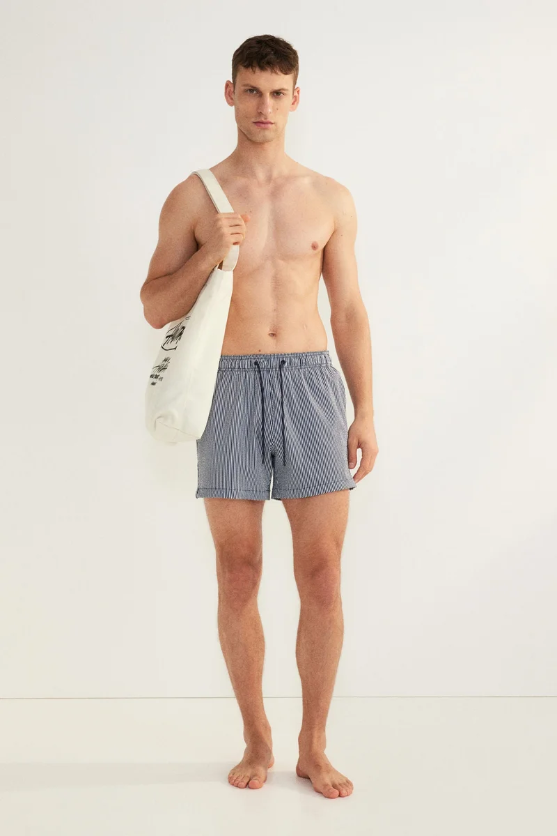 H&M Seersucker swim shorts