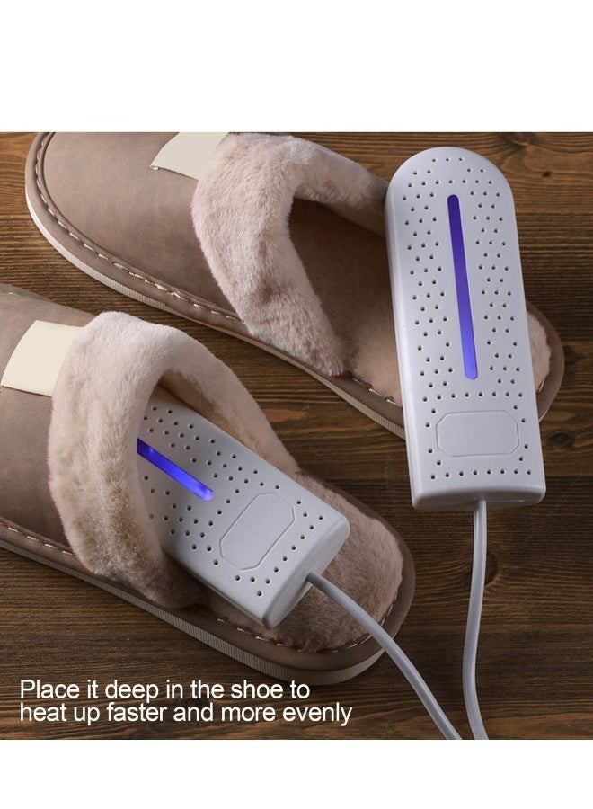 Boot Dryer, Shoes Dryer and Deodorizer, Foot Dryer 65℃ Boot Warmer Dryer with Heat Device, Double‑sided Porous Heat Dissipation for Shoes Sock Gloves(White) - Image 5