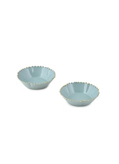 Elan Elan Kesar Extra Small Mild Steel Bowls (Set of 2, Sage Green)  - Image 1