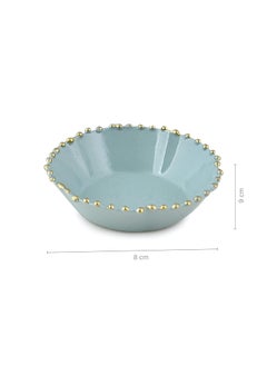 Elan Elan Kesar Extra Small Mild Steel Bowls (Set of 2, Sage Green)  - Image 4