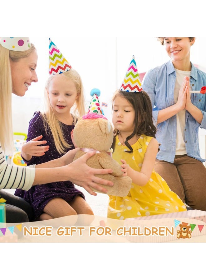 Kasyat 20 Inches Plush Birthday Bear Stuffed Animal Happy Birthday Bear with Cake Stuffed Bear Plush Toy for Kids Boys Girls Birthday Gifts Party Decorations - Image 4