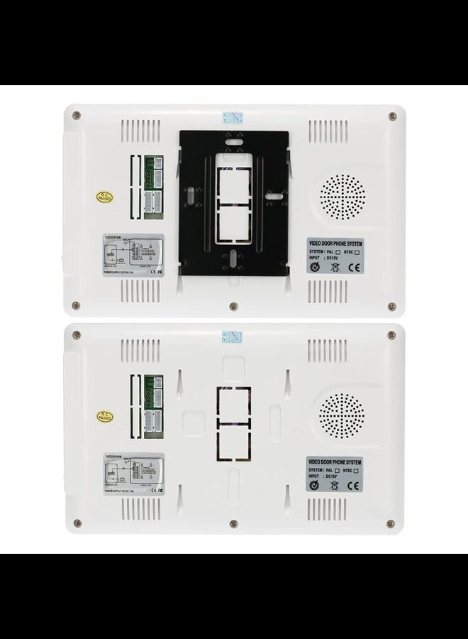 Generic 7” Wired Door Phone System Intercom Doorbell with Indoor and Outdoor Camera Support Unlock Infrared Night View Rainproof for Home Surveillance  - Image 4