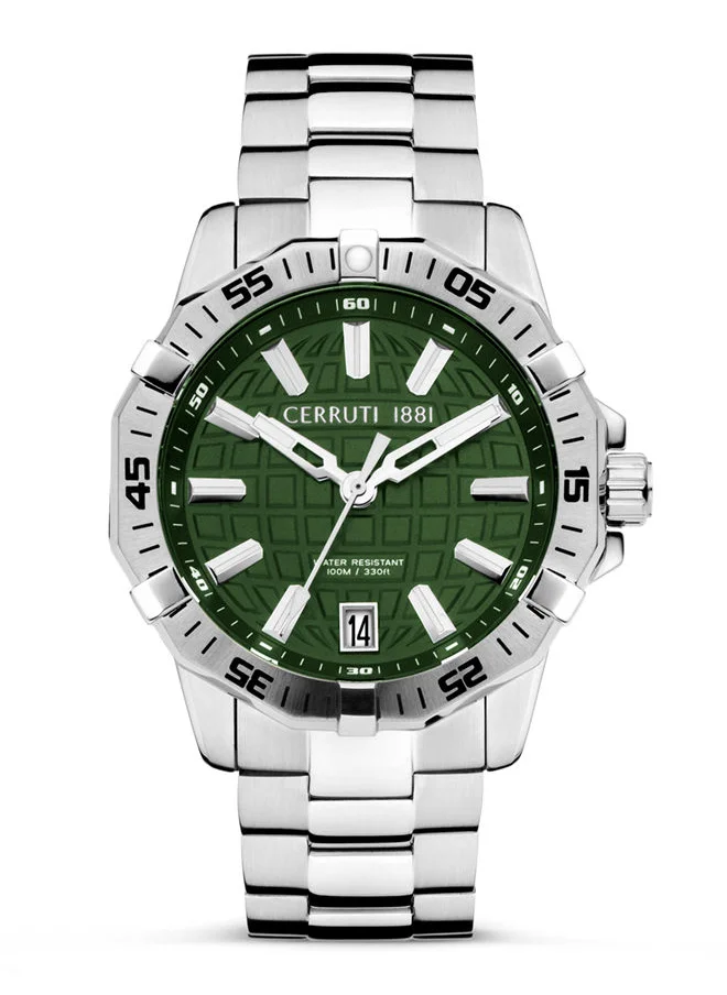 CERRUTI 1881 Cerruti Watch for Men - Green Dial - 44 MM