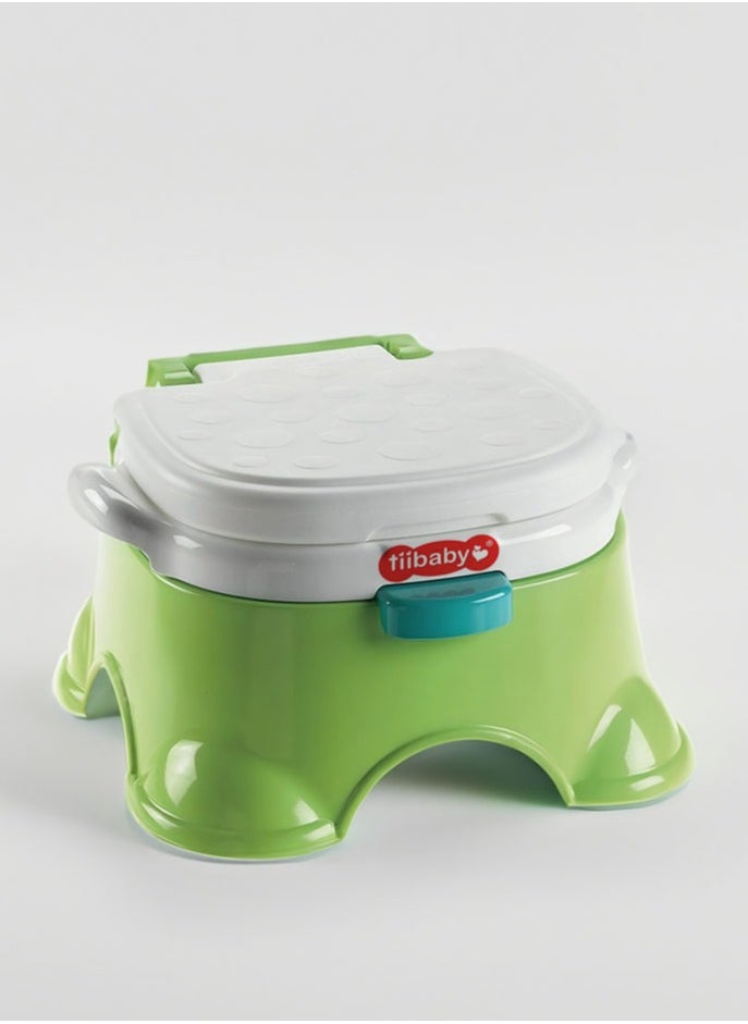tiibaby 3-In-1 Royal Baby Potty Step Stool - Green  - Image 4