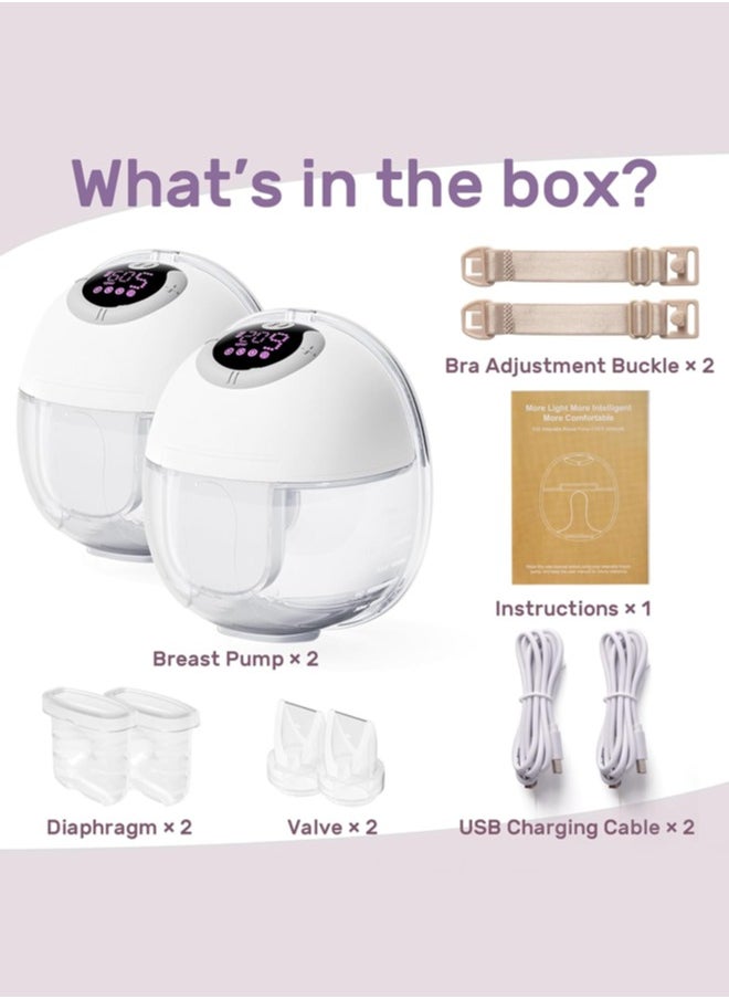 Chixing - Electric Wearable Breast Pump - Hands-Free, 3 Modes & 9 Levels, Wireless Portable Pump with LCD Display, Quiet & Discreet - Image 1