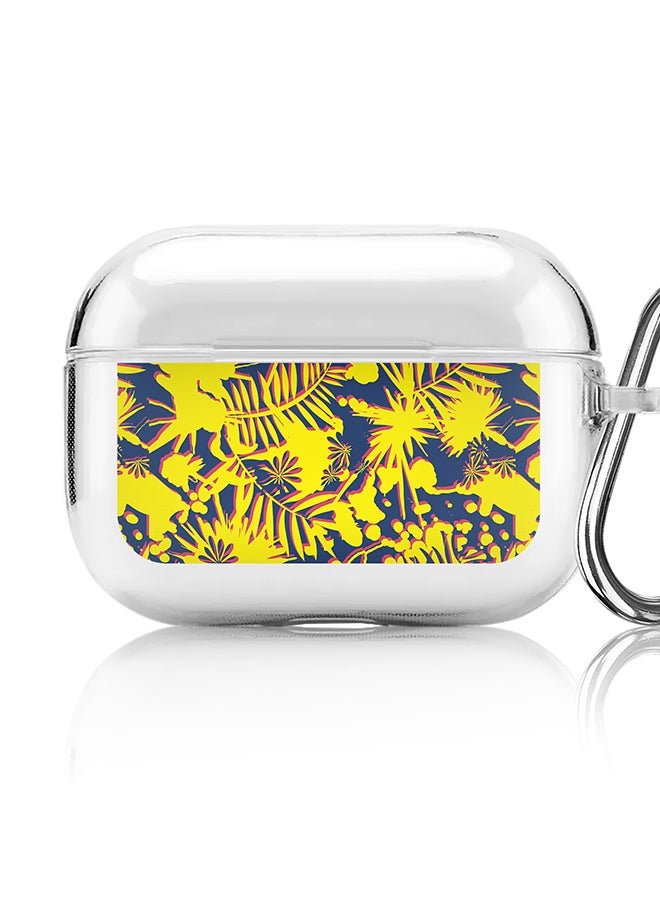 Stylizedd Classic Clear printed Case for Apple AirPods Pro 2nd Generation Thin Transparent Cover [Designed for Apple AirPods Pro 2nd Generation] - Hawaii Jungle - Image 1