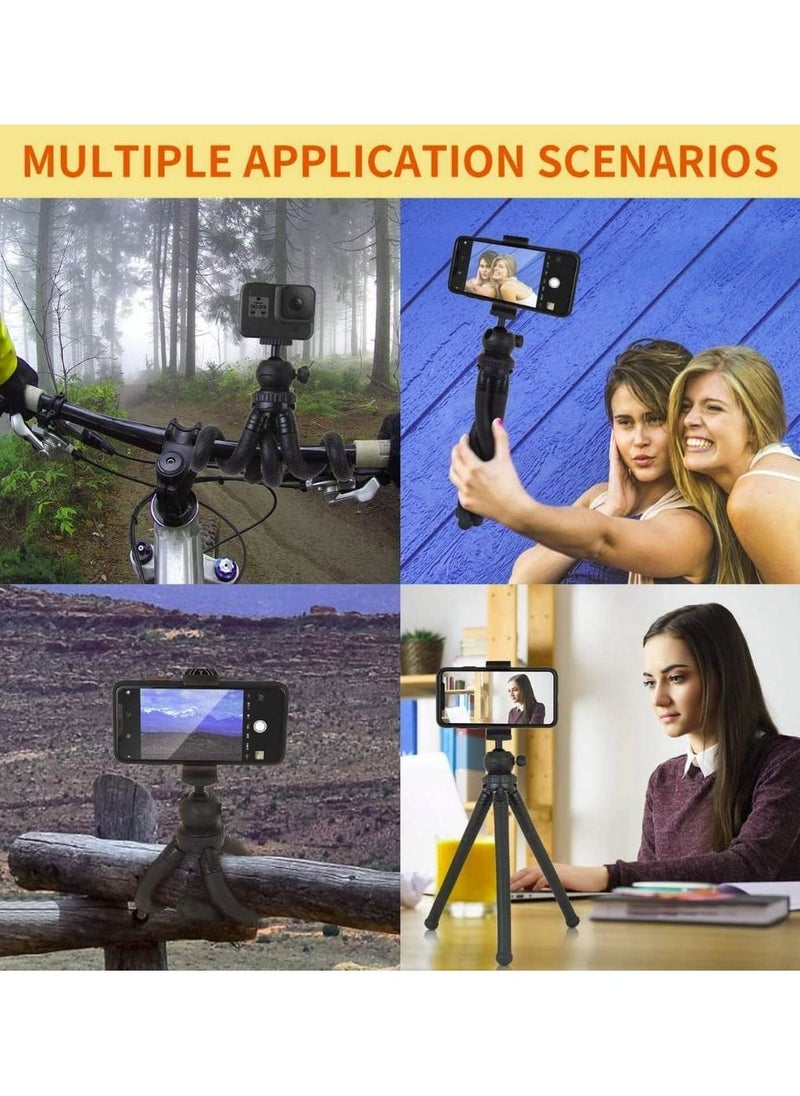 DUSALA Premium Flexible Phone Tripod with Wireless Remote, Mini Tripod Stand for Camera GoPro/Mobile - Image 3